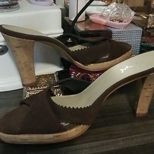 Women heels genuine leather upper